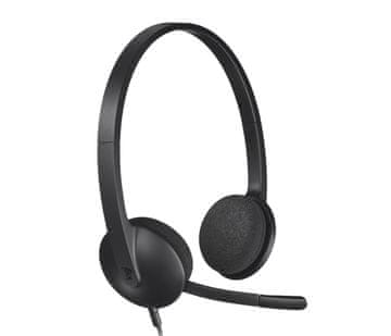 slomart Logitech H340 USB računalniški naglavni komplet