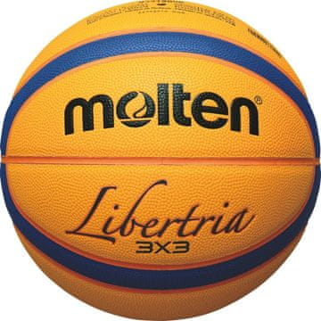 Molten Molten Libertria 5000 3x3 košarka, velikost 6, modra/rumena