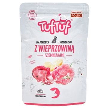 slomart TUF mokra hrana za pse s svinjskim mesom in krompirjem, 300g