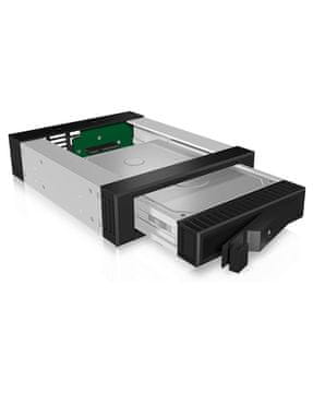 ICY BOX IB-129SSK-B 13.3 cm (5.25") sprednja plošča, črna