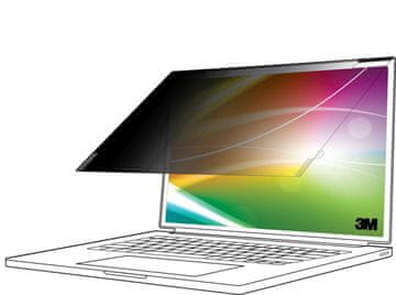 3M 3M folija za zasebnost Bright Screen za Dell XPS 14 (16:10)