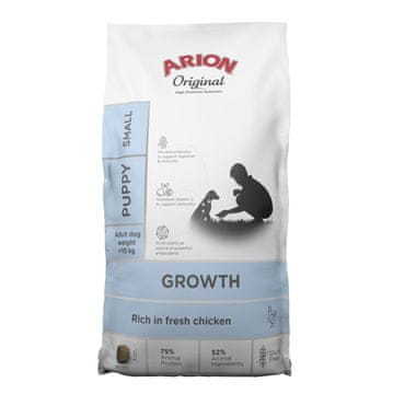 Arion ARION Original Puppy Small Growth Chicken pasja hrana, 7kg