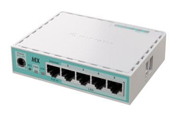 Mikrotik Mikrotik hEX žični usmerjevalnik Gigabit Ethernet, bela