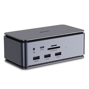 Lindy Lindy DST-Pro USB4, USB-C Docking Station 40Gbps