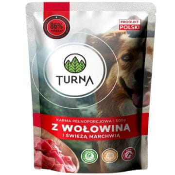 slomart TUA mokra hrana za pse s govedino, 500g