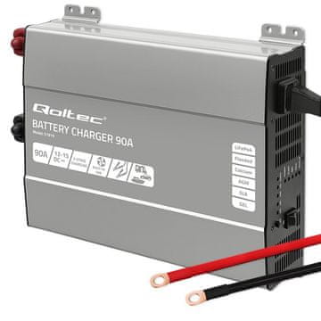 Qoltec Qoltec Smart Professional Monolith polnilnik akumulatorjev 90A, 12V