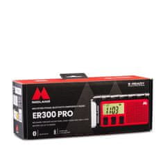 Midland ER 300 Pro ročno polnilo radio, rdeč/črn