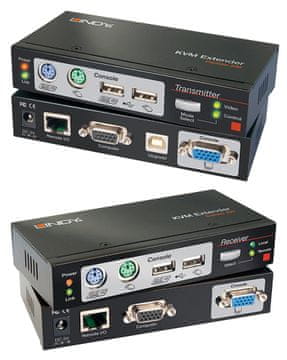 Lindy LINDY 39378 Cat.5 KVM Extender Combo 300m - PS/2, USB & VGA