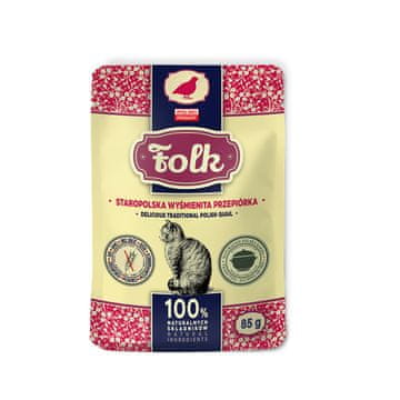 Folk MAČJA HRANA FLK TRADICIONALNA POLJSKA PREPELICA - VLAŽNA 85G