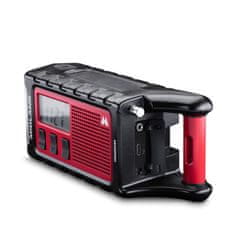 Midland ER 300 Pro ročno polnilo radio, rdeč/črn