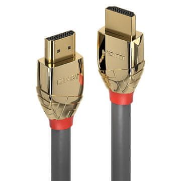 Lindy Lindy 15m Standard HDMI kabel, Gold Line, siv