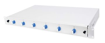 slomart Helos optični razdelilni boks 19", 6x LC duplex, Single Mode