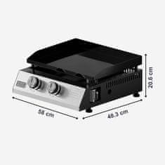 Black+Decker Plinski žar Black+Decker BXOP4900E, 2 gorilnika, nerjavno jeklo