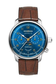 ZEP Zeppelin Mediterranee 96363 avtomatska ura, 42mm, usnjen pas