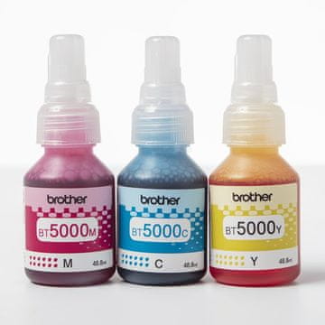 BROTHER Združljiva kartuša za tiskalnik Brother BT5000CLVAL, 3 kosi (C, M, Y)