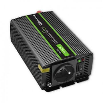 Qoltec Qoltec Monolith avto pretvornik/inverter 600 W