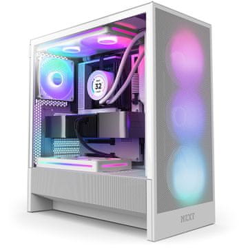 NZXT NZXT H5 Flow RGB Midi Tower White