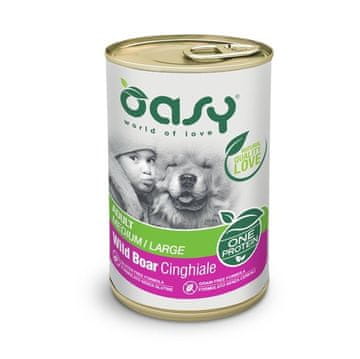 Oasy OASY One Protein mokra hrana za pse, divji prašič, 400g