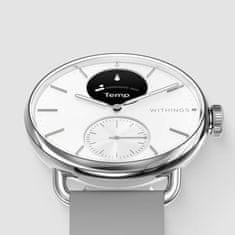 Withings Withings ScanWatch 2 pametna ura 38 mm OLED, nerjavno jeklo, fluoroelastomer pas