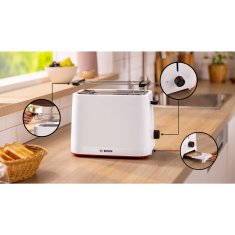 BOS Toaster BOSCH TAT3M121, 2 rezini, bel