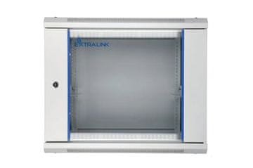 Extē Extralink Rack omara 9U 600x600, stenska, siva