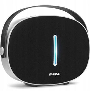 W-King W-KING T8II Prenosni Bluetooth zvočnik, stereo, črna