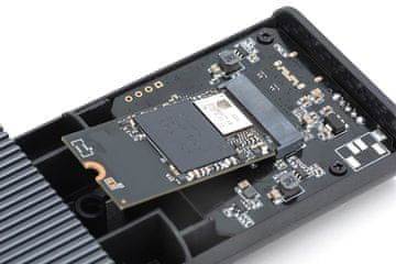 Digitus DA-71506 M.2 NVMe SSD ohišje, 40Gbps, USB 4.0, aluminij
