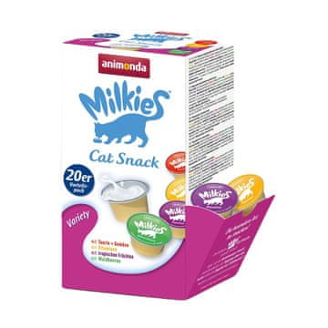 Animonda ANIMONDA Milkies Variety, mlečne priboljške za mačke, 20 x 15 g