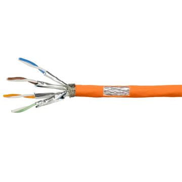 Patch Patch kabel LOL CAT7a S/FTP 100m 1000MHz, oranžna