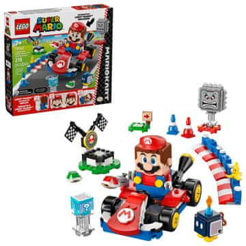 slomart LEGO Super Mario 72043 Mario Kart - Interaktivni Mario in Standardni kart