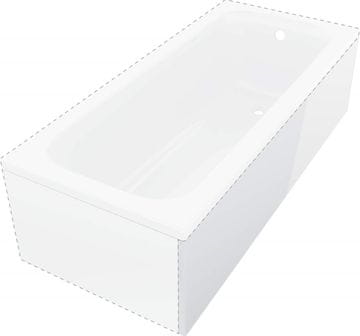 slomart DTA Prizma 150 cm kopalniška obloga, dolga stran