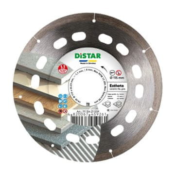 Diamond Diamantna rezilna plošča Distar 115x1.1x8x22.23mm