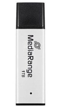 MediaRange MediaRange MR1905-1 USB ključek 1 TB, USB-A 3.2 Gen 1, črna/srebrna