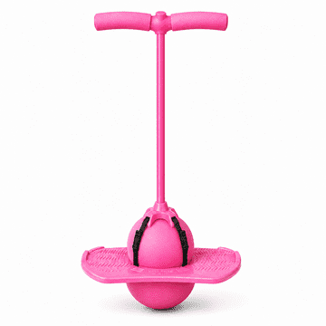 JOJOY® Skakalna pogo žoga za otroke z ročajem, nosilnost do 120 kg, za ravnotežje in koordinacijo | JUMPOO