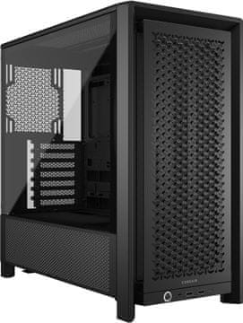Corsair Corsair 4000D Midi Tower ohišje za PC, črna