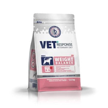 slomart VET RESPONSE Weight balance suha hrana za pse, 1.6kg