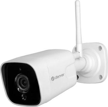 slomart Denver IOC-241 Zunanja Wi-Fi kamera s Tuya, bela