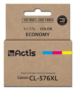 ACS Nadomestna črnila ACS KC-576 XL za Canon, 15 ml (C, M, Y)