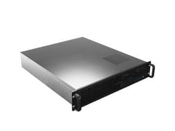 slomart Lanberg SC01-5202-12B strežniško ohišje Rack (2U), črno