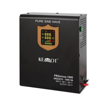 slomart KEMOT PROsinus-1000 napajalnik z baterijskim napajanjem 12V 230V 1000VA/700W, stenski
