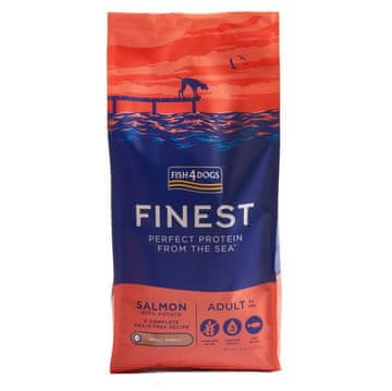 Fish4Dogs FISH4DOGS Finest Small Salmon Suha hrana za pse, 6kg