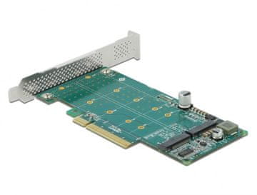 Delock Delock PCIe x8 na 2x NVMe M.2 Key M kartica
