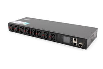 slomart DII SMART PDU 1U razdelilna enota, 1x C20, 8x C13, 16A