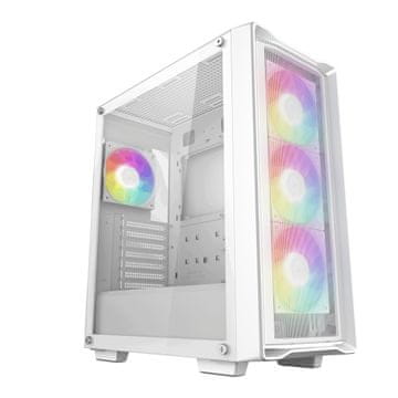 DEEPCOOL DeepCool CC560 MESH V2 WH Midi Tower ohišje, belo