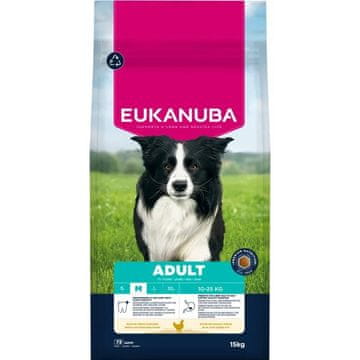 Eukanuba EUKANUBA Premium Nutrition Adult Medium Breed Chicken - suha hrana za pse - 15kg