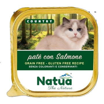 slomart NATUA Country mokra hrana za mačke s lososom - 100g
