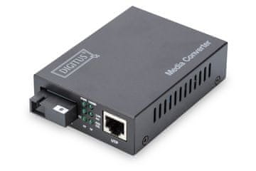 Digitus Digitus Bidirectional Gigabit medijski pretvornik, RJ45 / SC