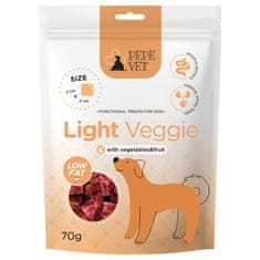 slomart PEPE VET Light Veggie - pasja poslastica - 70g