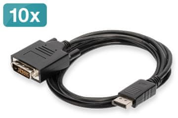 Digitus Digitus DisplayPort – DVI Adapter Kabel, 10 kosov