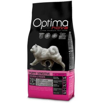 OPTIMAnova OPV Puppy Sensitive Losos & Krompir - suha pasja hrana, 2 kg